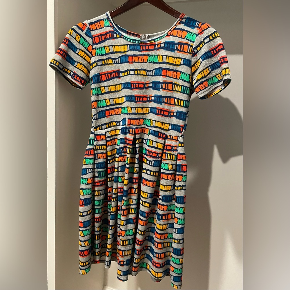Amelia Striped Short Sleeve Dress